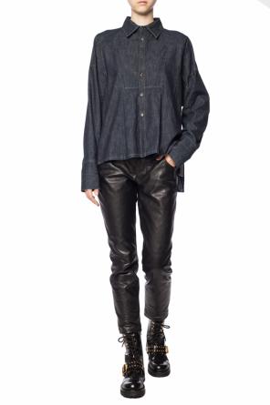 Ruffled denim shirt, zdjęcie 2 Ruffled denim shirt od Diesel Black Gold